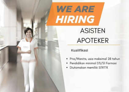 Lowongan ERHA Asisten Apoteker