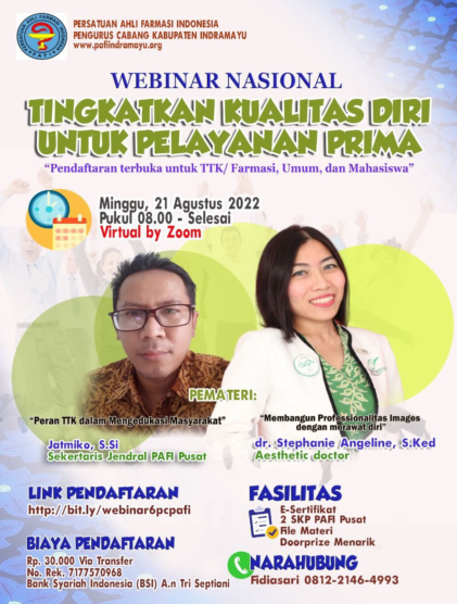 Webinar Nasional Tingkatkan Kualitas Diri Untuk Pelayanan Prima