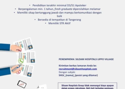 Lowongan Siloam Hospital Group