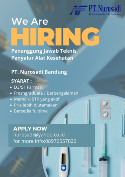 Lowongan PT Nurosadi