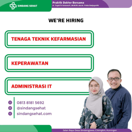 Lowongan Sindang Sehat