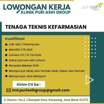 Lowongan Klinik Puri Asih Group
