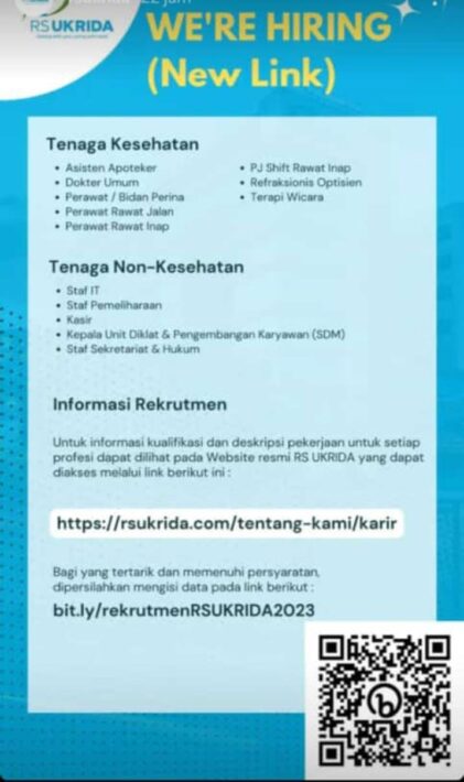 Lowongan RS Ukrida
